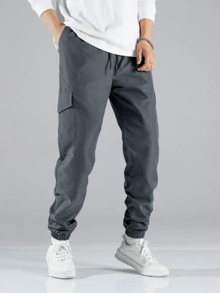 Grey Cargo Trouser