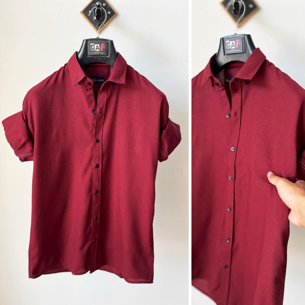 Maroon Casual Shirt