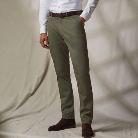 Green Cotton Chino
