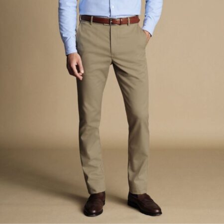 Beige Cotton Chino