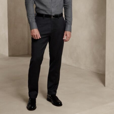 Black Cotton Chino