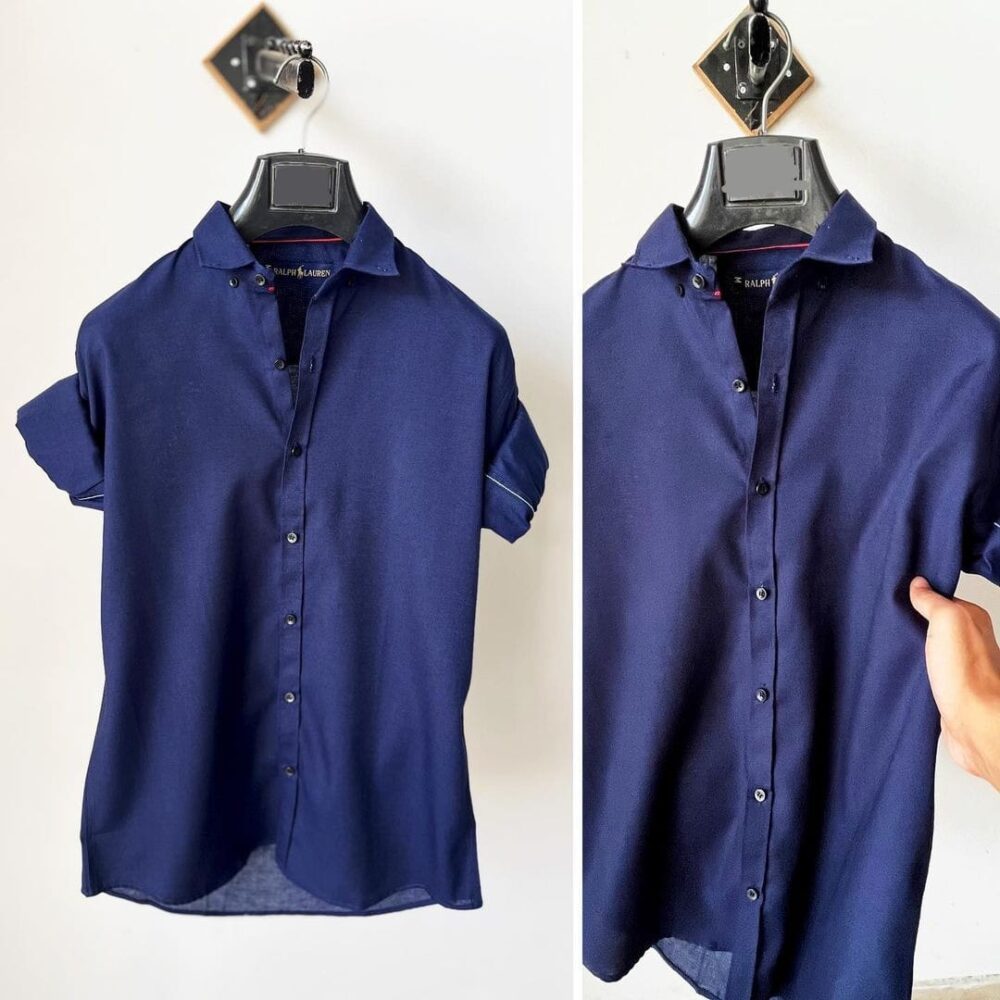 Navy Blue Casual Shirt